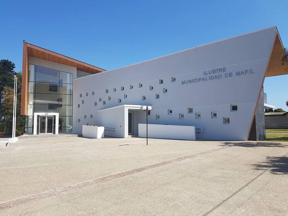 Edificio o representación institucional de la Municipalidad de Máfil