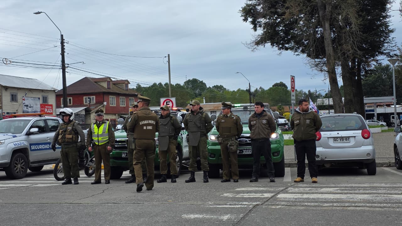 Máfil refuerza seguridad con despliegue policial en el marco de Operación Seguridad Total